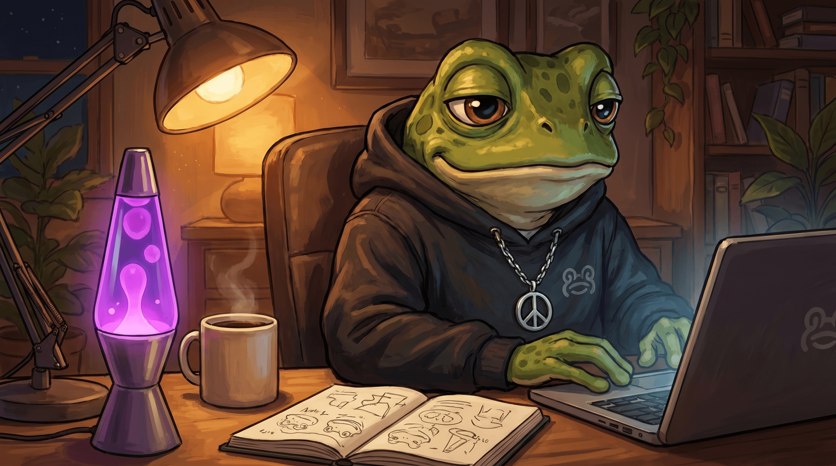 Frogface at work